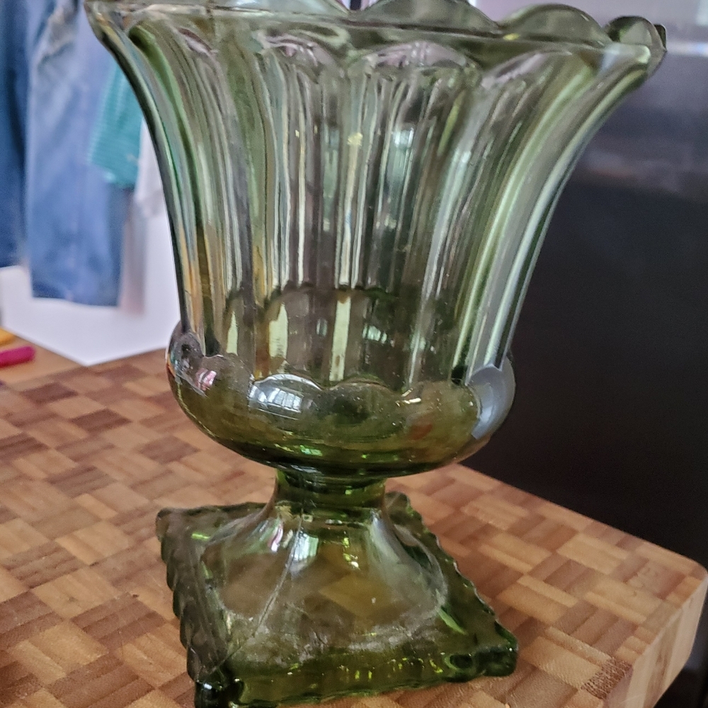 Avocado Green Grecian-style Urn